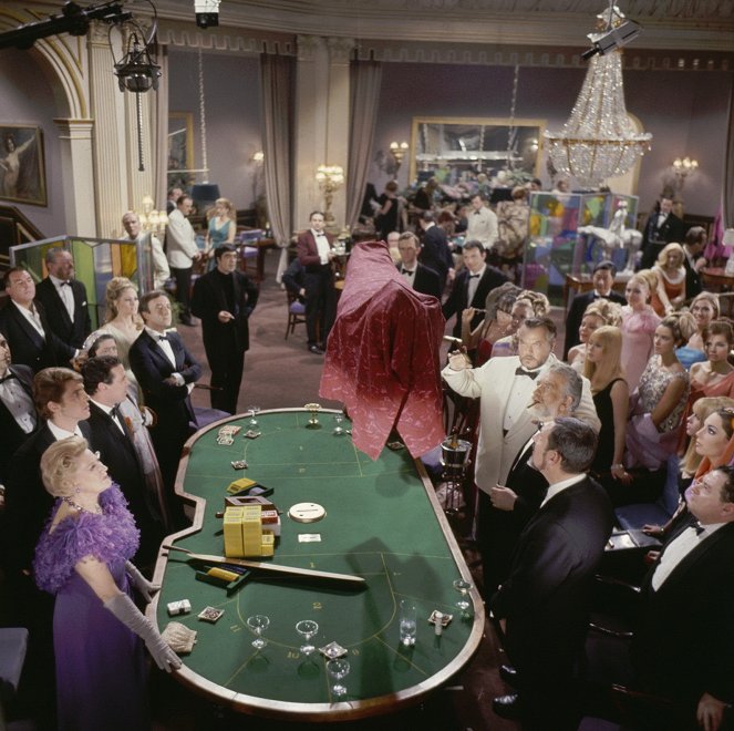 Casino Royale - Dreharbeiten - Peter Sellers, Orson Welles