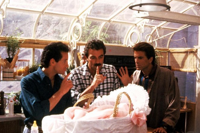 Tres hombres y un bebé - De la película - Steve Guttenberg, Tom Selleck, Ted Danson