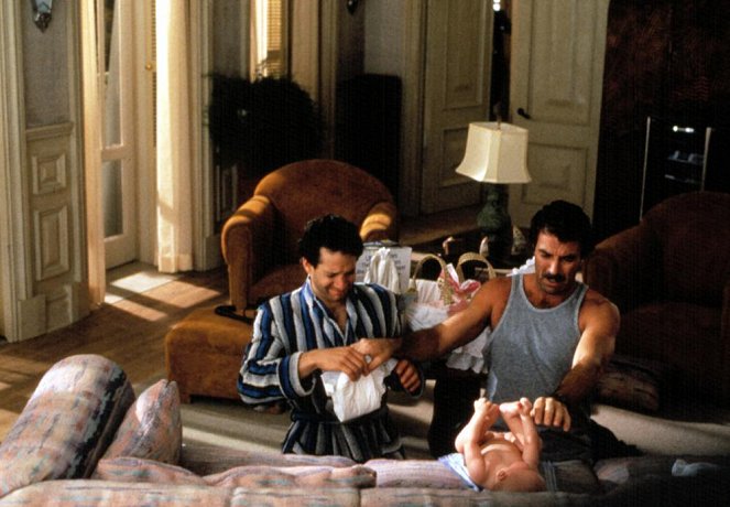 Tres hombres y un bebé - De la película - Steve Guttenberg, Tom Selleck