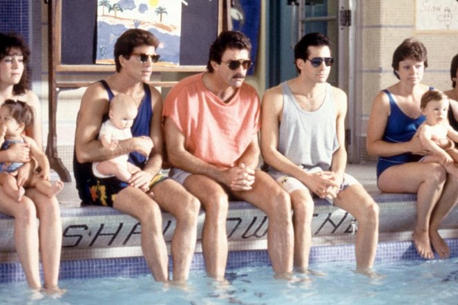 Three Men and a Baby - Van film - Ted Danson, Tom Selleck, Steve Guttenberg