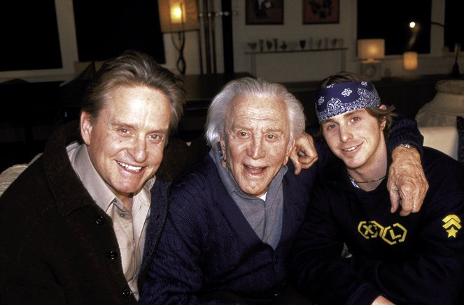 Cosas de familia - Del rodaje - Michael Douglas, Kirk Douglas, Cameron Douglas