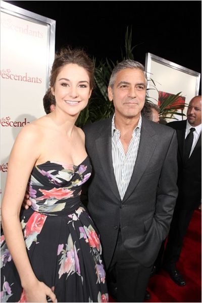 The Descendants - Events - Shailene Woodley, George Clooney