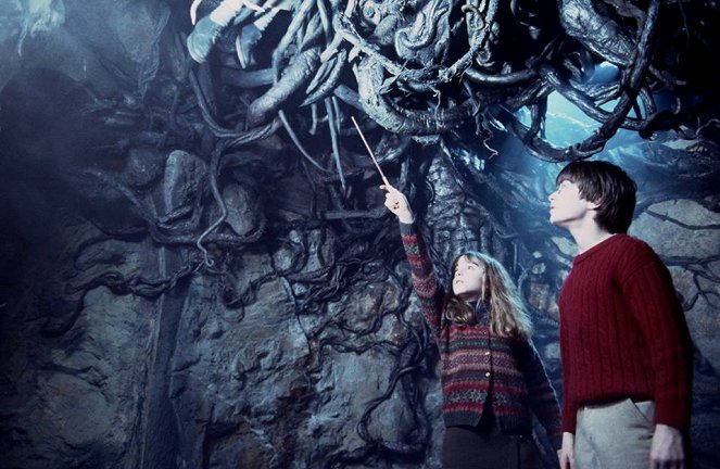 Harry Potter a Kameň mudrcov - Z filmu - Emma Watson, Daniel Radcliffe