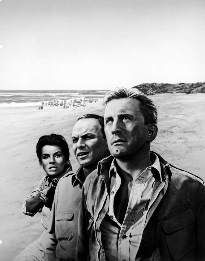 Der Schatten des Giganten - Werbefoto - Senta Berger, Frank Sinatra, Kirk Douglas