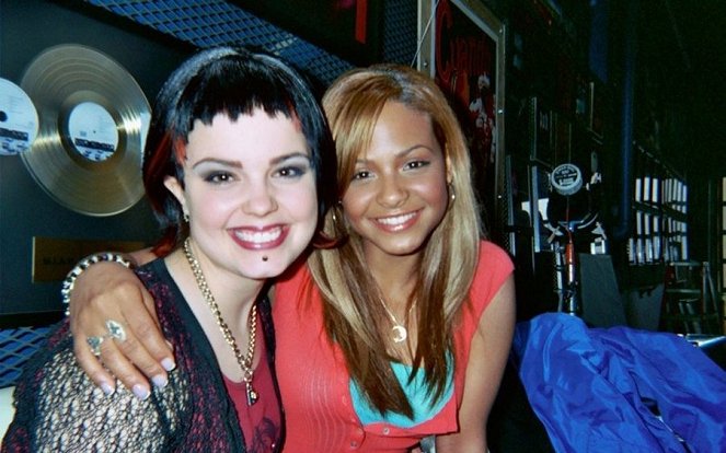 Jogos Mais Perigosos - De filmagens - Kimberly J. Brown, Christina Milian