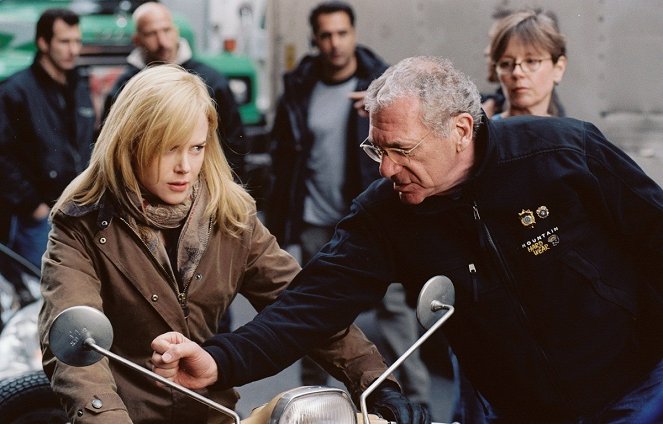 Die Dolmetscherin - Dreharbeiten - Nicole Kidman, Sydney Pollack