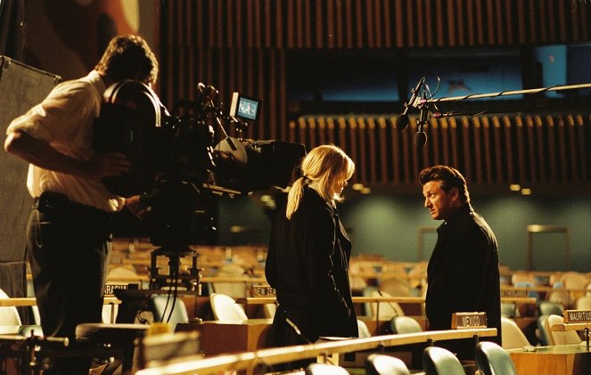 Die Dolmetscherin - Dreharbeiten - Nicole Kidman, Sean Penn