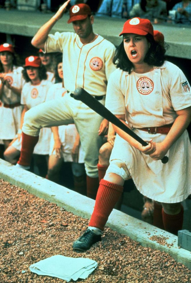 A League of Their Own - Do filme - Tom Hanks, Rosie O'Donnell