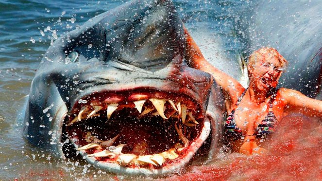 Útok dvojhlavého žraloka - Z filmu