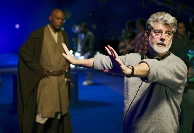 Star Wars: Epizóda III - Pomsta Sithov - Z nakrúcania - George Lucas