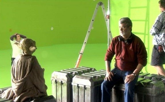 Star Wars: A Sith-ek bosszúja - Forgatási fotók - George Lucas