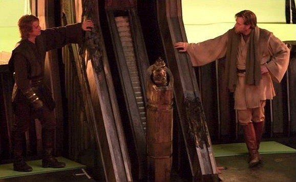 Star Wars: Episodi III - Sithin kosto - Kuvat kuvauksista - Hayden Christensen, Ewan McGregor