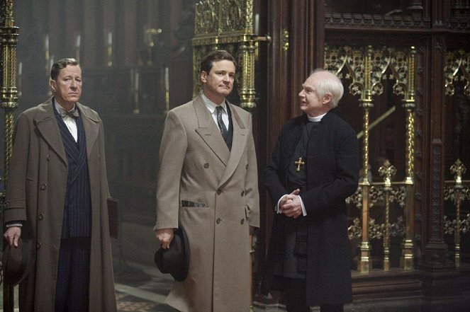 Kráľova reč - Z filmu - Geoffrey Rush, Colin Firth, Derek Jacobi