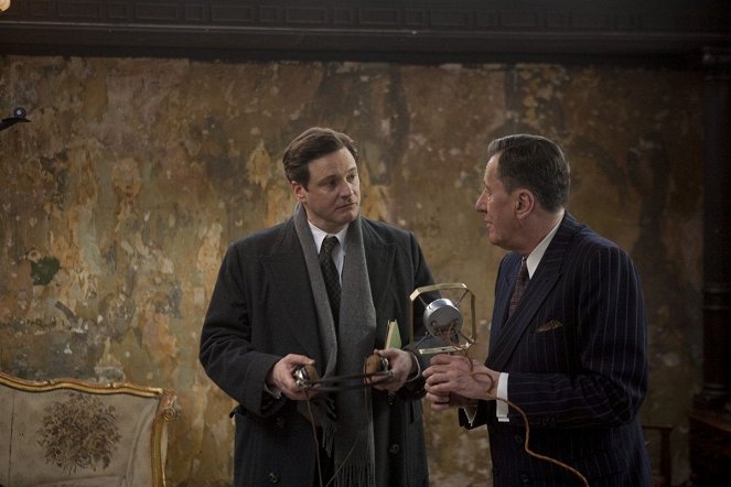 A király beszéde - Filmfotók - Colin Firth, Geoffrey Rush