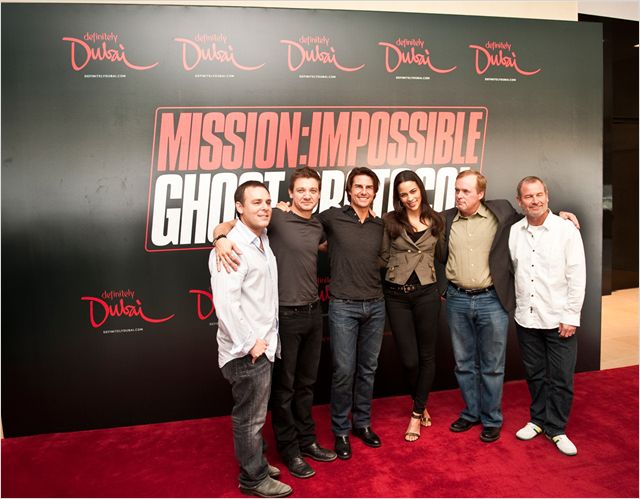 Mission: Impossible 4 - Phantom Protokoll - Veranstaltungen - Bryan Burk, Jeremy Renner, Tom Cruise, Paula Patton, Brad Bird, Jeffrey Chernov