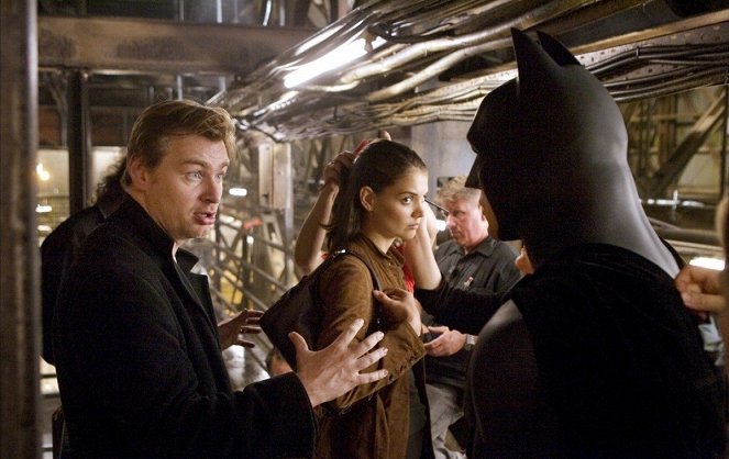 Batman - O Início - De filmagens - Christopher Nolan