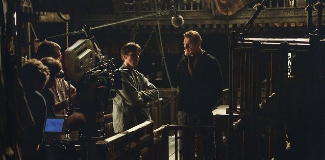 Batman začíná - Z natáčení - Christian Bale, Liam Neeson