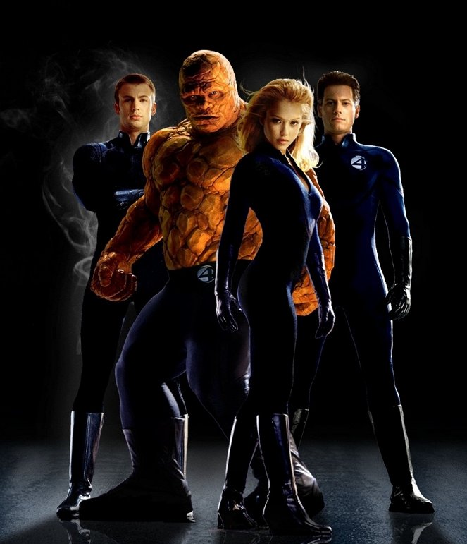Fantastic Four - Promokuvat - Chris Evans, Michael Chiklis, Jessica Alba, Ioan Gruffudd
