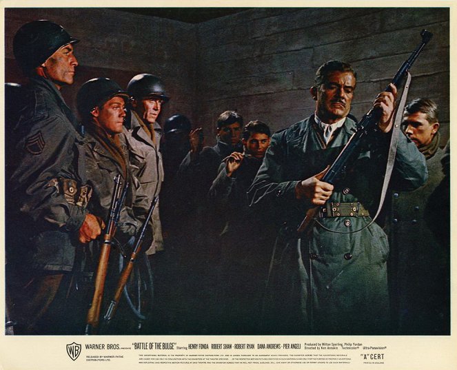 Battle of the Bulge - Lobby Cards - George Montgomery, James MacArthur, Henry Fonda, Dana Andrews