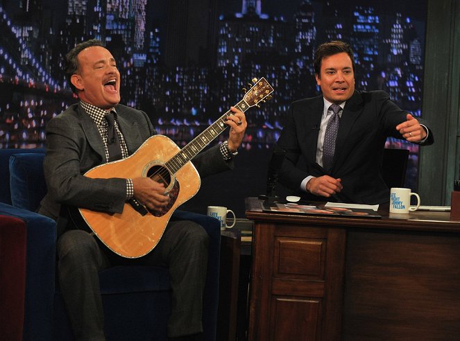 Late Night with Jimmy Fallon - Filmfotos - Tom Hanks, Jimmy Fallon