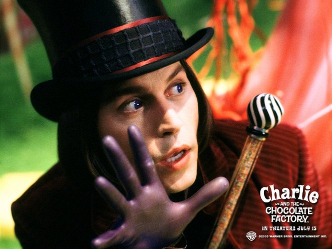 Charlie et la chocolaterie - Cartes de lobby - Johnny Depp