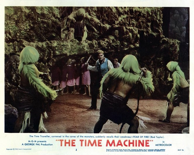 La Machine à explorer le temps - Cartes de lobby - Rod Taylor