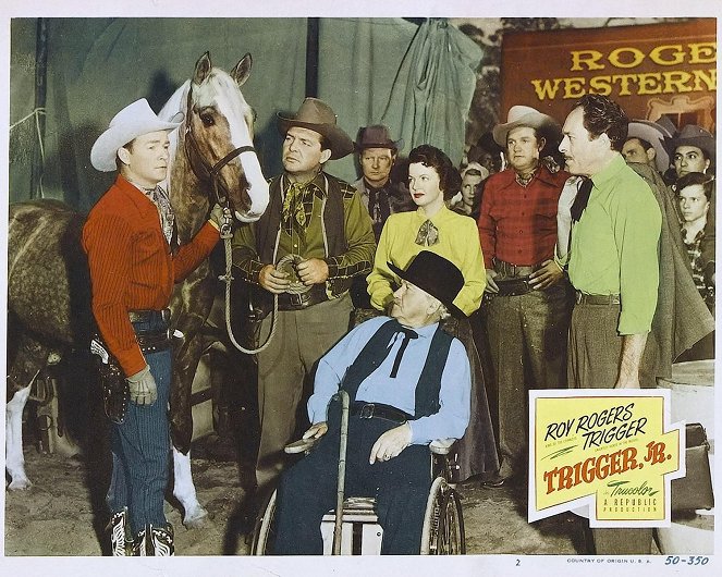 Trigger, Jr. - Lobbykarten - Roy Rogers, Gordon Jones, George Cleveland, I. Stanford Jolley