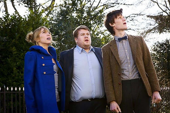 Doctor Who - The Lodger - Van film - Daisy Haggard, James Corden, Matt Smith