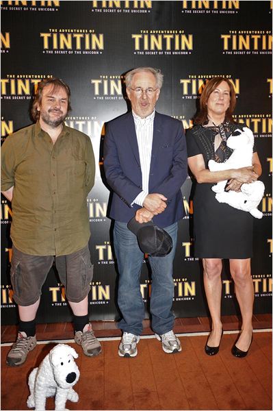 Las aventuras de Tintín: El secreto del Unicornio - Eventos - Peter Jackson, Steven Spielberg, Kathleen Kennedy