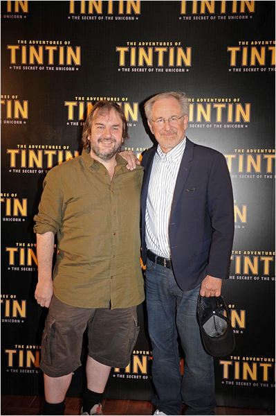 Przygody Tintina - Z imprez - Peter Jackson, Steven Spielberg