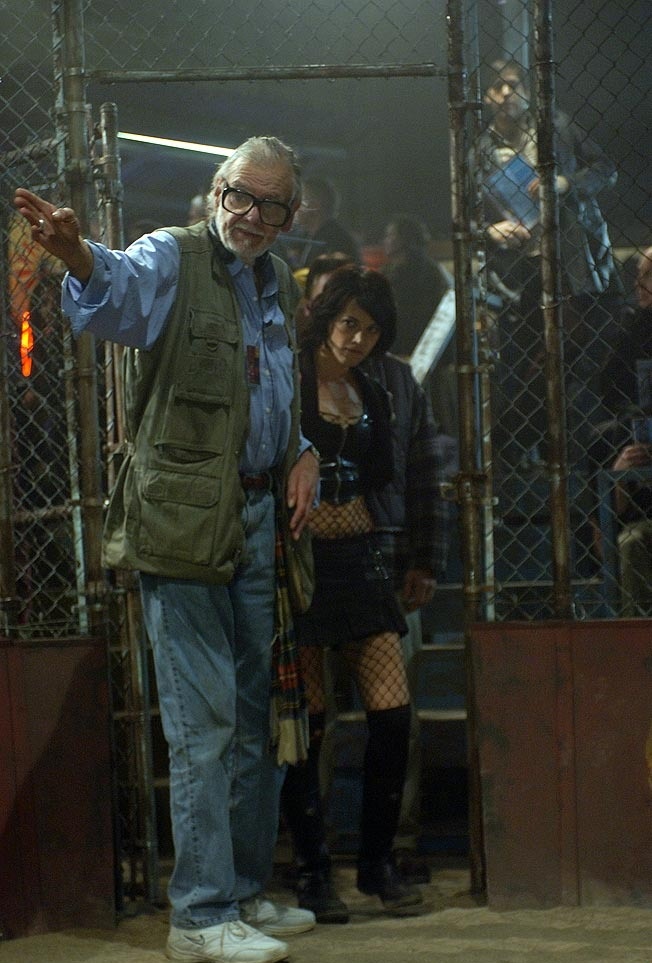 Holtak földje - Forgatási fotók - George A. Romero, Asia Argento