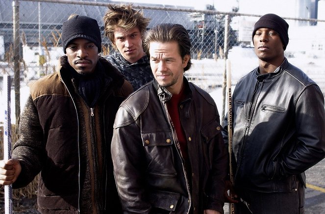 Cuatro hermanos - De la película - André Benjamin, Garrett Hedlund, Mark Wahlberg, Tyrese Gibson