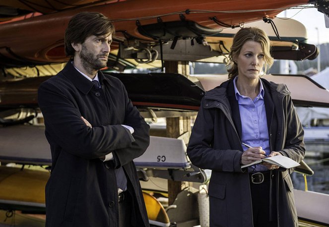 Gracepoint - Film - David Tennant, Anna Gunn