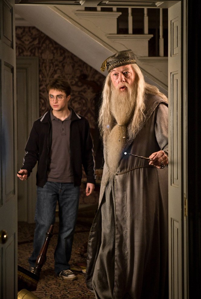 Harry Potter és a félvér herceg - Filmfotók - Daniel Radcliffe, Michael Gambon