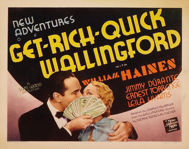 New Adventures of Get Rich Quick Wallingford - Cartões lobby