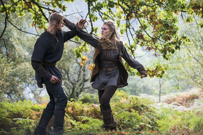 Vikings - Prece do Senhor - Do filme - Alexander Ludwig, Gaia Weiss