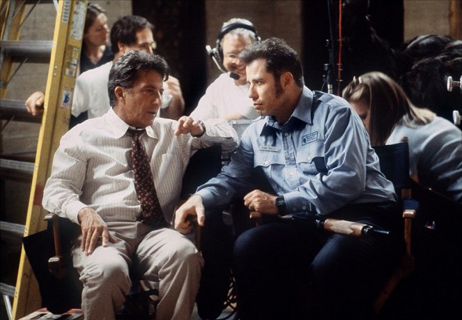 Mad City - Dreharbeiten - Dustin Hoffman, John Travolta