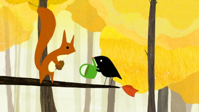 Der kleine Vogel und das Eichhörnchen - Van film