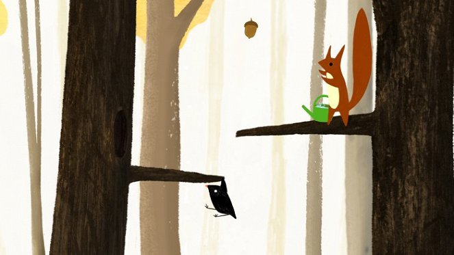 Der kleine Vogel und das Eichhörnchen - Van film