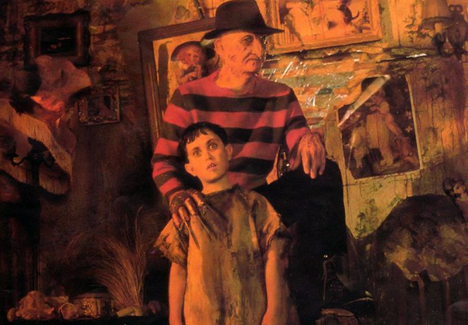 Painajainen Elm Streetillä 5 - Painajaisten lapsi - Promokuvat - Robert Englund, Whit Hertford
