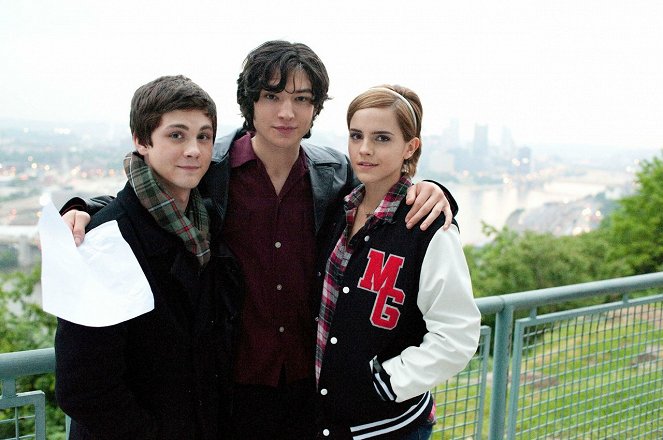 Le Monde de Charlie - Tournage - Logan Lerman, Ezra Miller, Emma Watson
