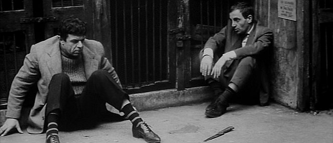 Lőj a zongoristára - Filmfotók - Serge Davri, Charles Aznavour