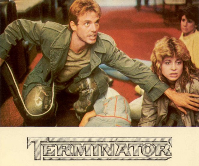 Terminator - Lobby karty - Michael Biehn, Linda Hamilton