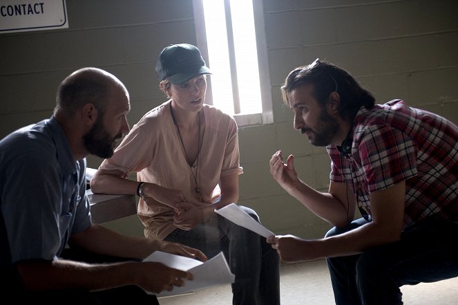 Dark Places - Tournage - Corey Stoll, Charlize Theron, Gilles Paquet-Brenner