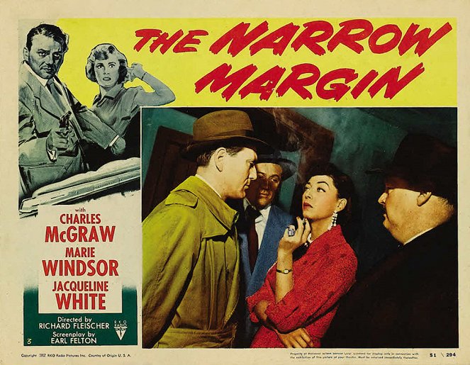 The Narrow Margin - Lobby Cards