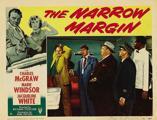 The Narrow Margin - Lobby Cards