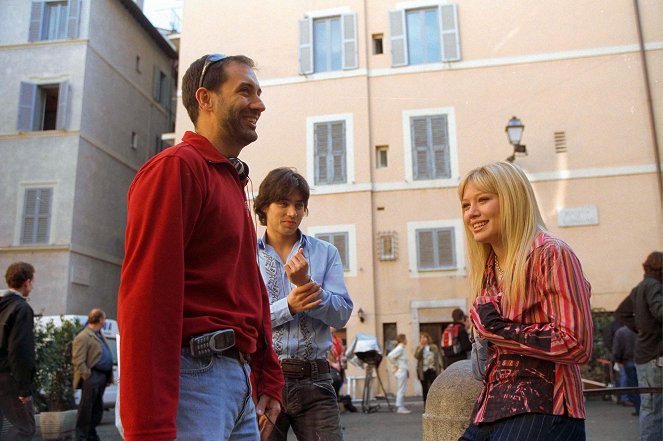 Italské prázdniny - Z natáčení - Jim Fall, Yani Gellman, Hilary Duff