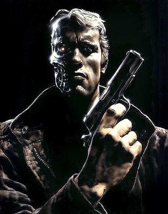 Terminator - Werbefoto - Arnold Schwarzenegger