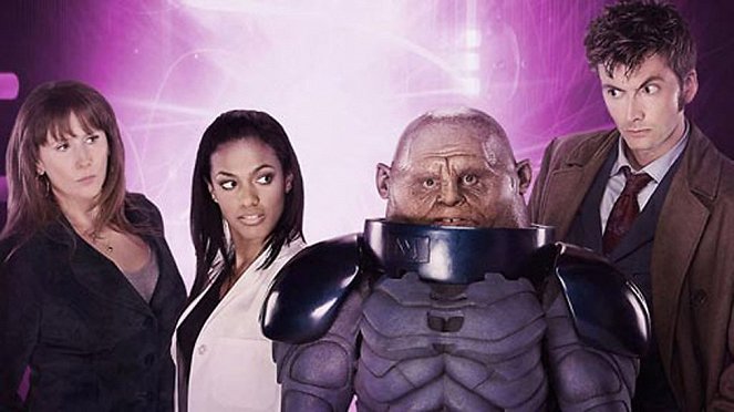 Doctor Who - Season 4 - Dicke Luft - Werbefoto - Catherine Tate, Freema Agyeman, David Tennant