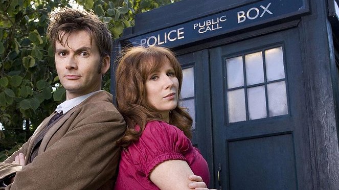 Doctor Who - Das Einhorn und die Wespe - Werbefoto - David Tennant, Catherine Tate